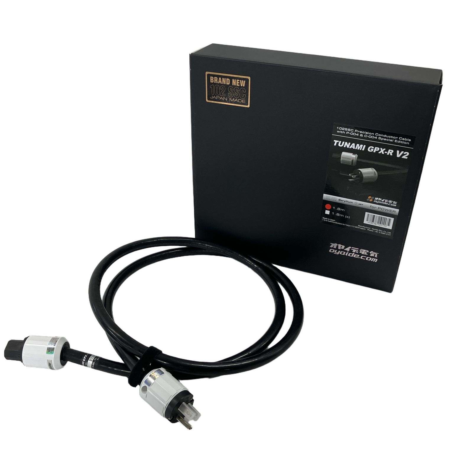 OYAIDE オヤイデ オーデイオ 電源ケーブル TUNAMI 1.2m ∝0840 TUNAMI