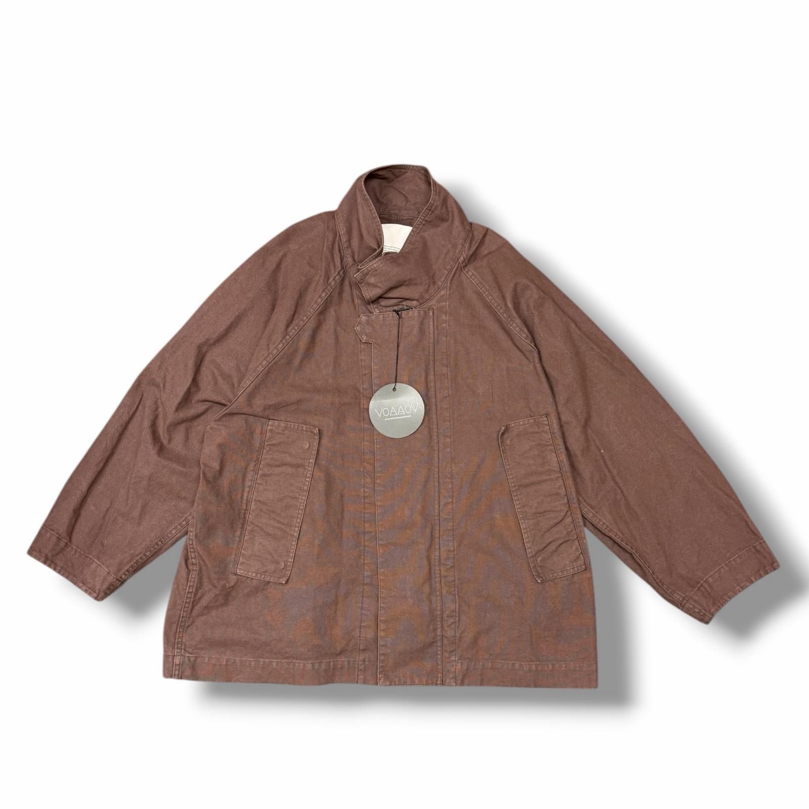 参考上代43780円 未使用 VOAAOV 23SS HEAVY OXFORD BLOUSON ヘビー 