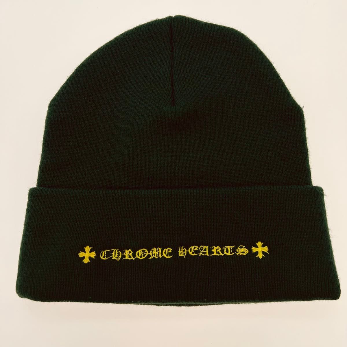 【試着のみ】クロムハーツ × マッティボーイ ニット帽 ビーニー クロムハーツ × マッティボーイ ニット帽 ビーニー - メルカリ