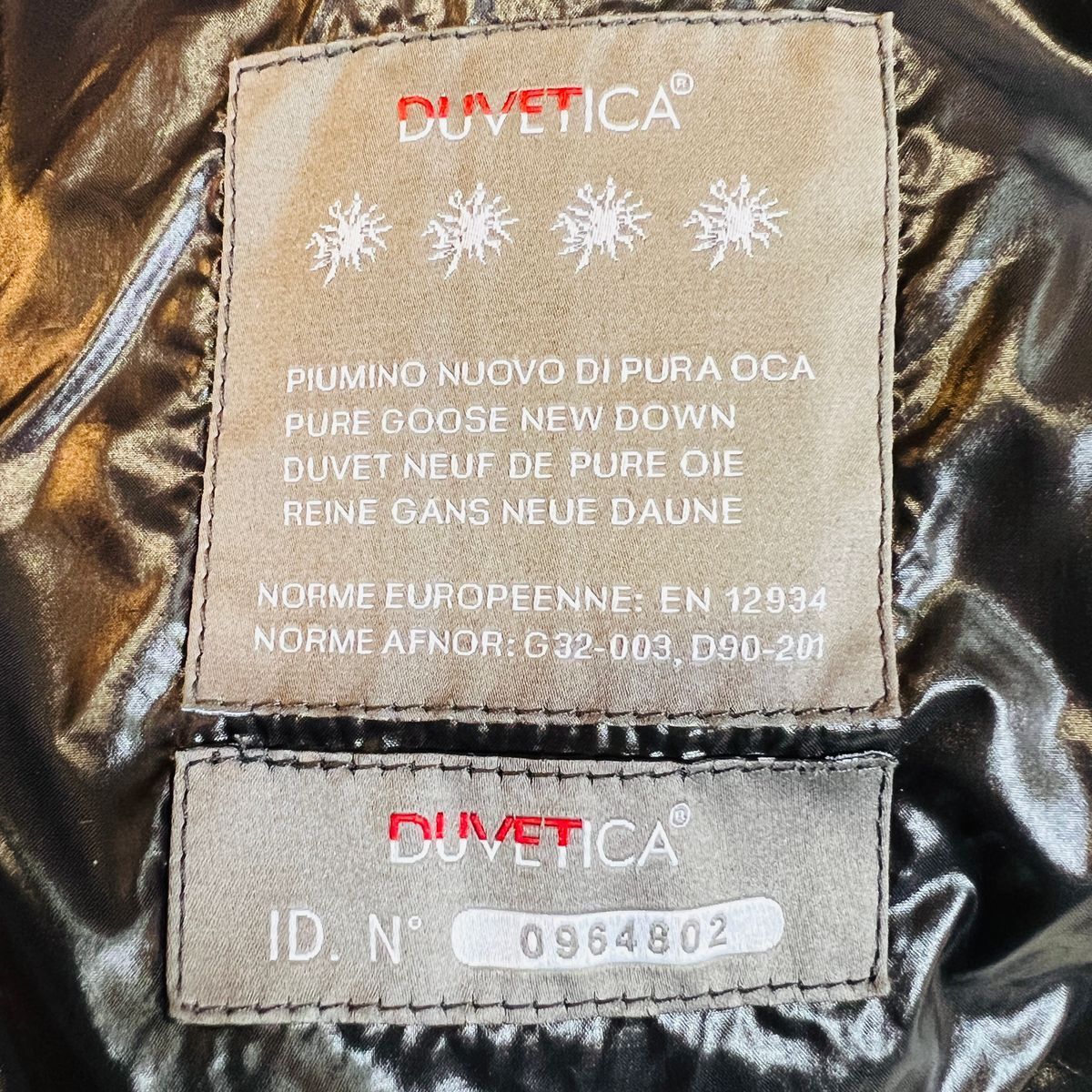 デュベティカ DUVETICA ダウンジャケット 40 オリーブグリーン メンズ