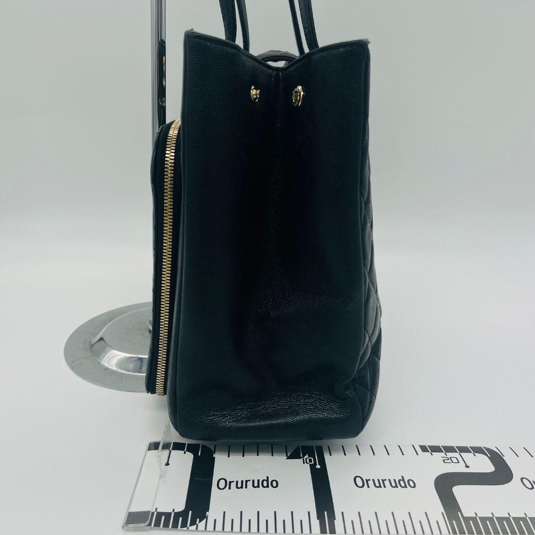 CHANEL ビジネスアフェニティ　トートバッグ シャネル ビジネス アフィニティ トートバッグ ブラック レザー