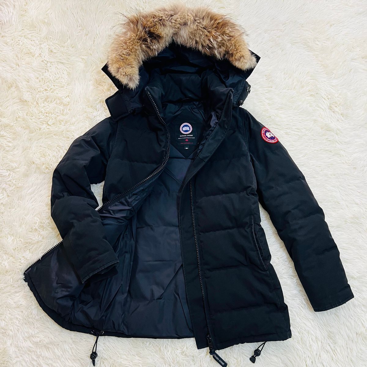 カナダグース ダウンコート M ブラック 2301JL グリフィン レディース 