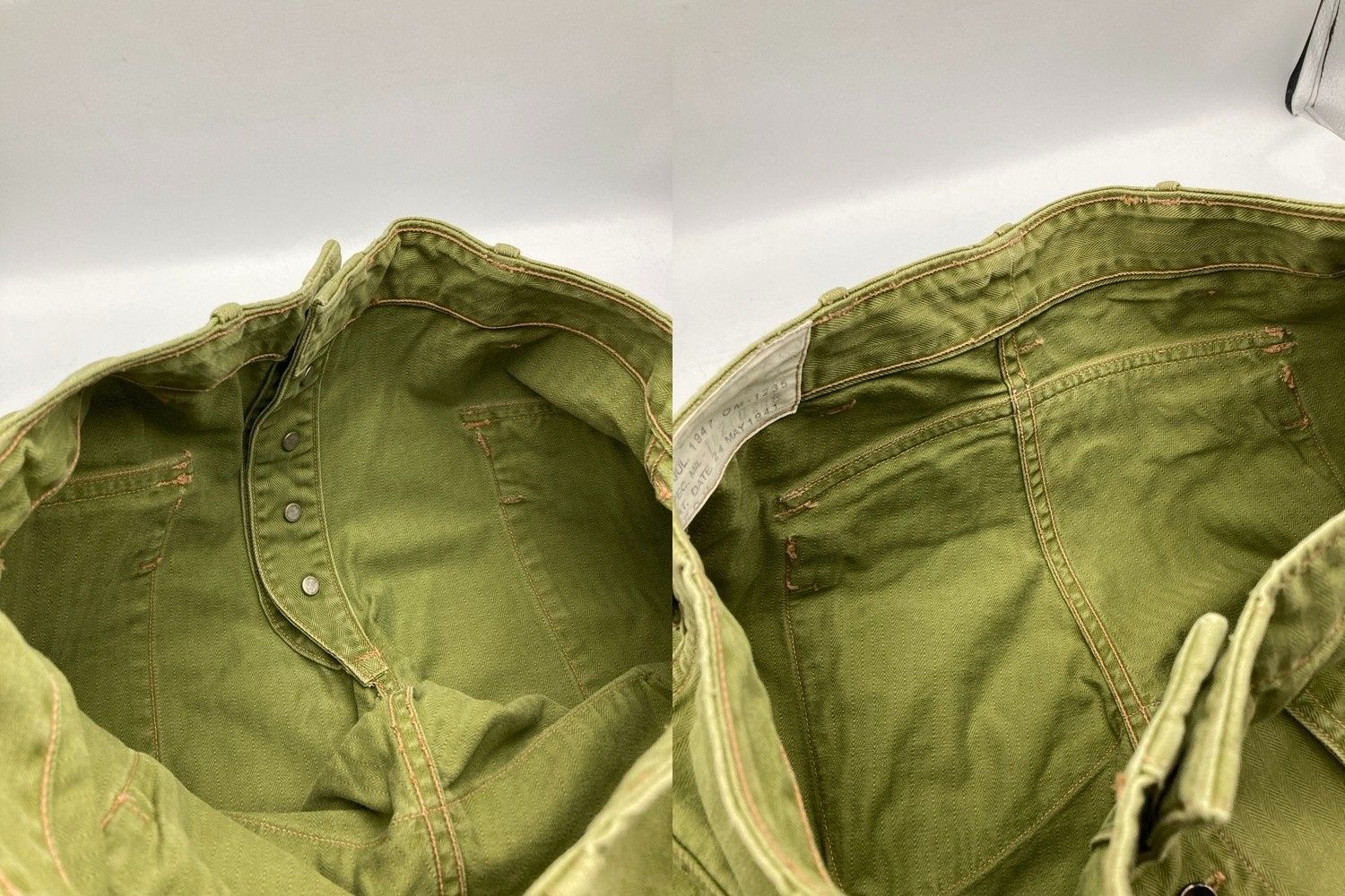 BOOTLEGGERS ブートレガーズ PARA TROUSERS A.S.S ヘリンボーンツイル