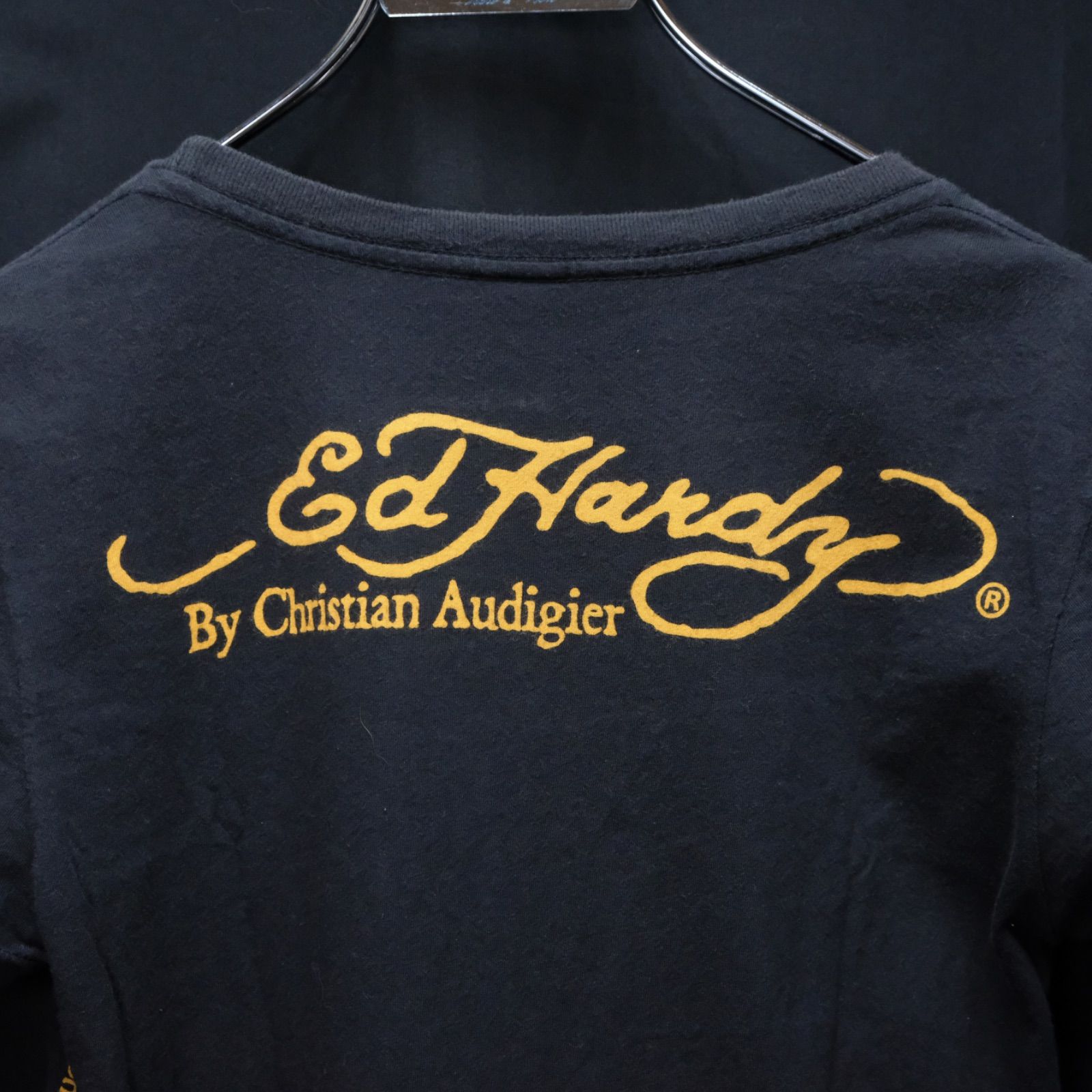 USA製 Disney × Ed Hardy by Christian Audigier チップとデール 半袖T 
