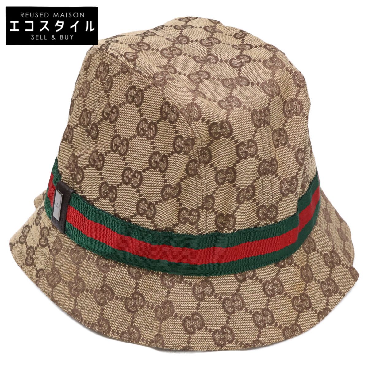 GUCCI グッチ シェリーライン GGキャンバス バケットハット XL - メルカリ