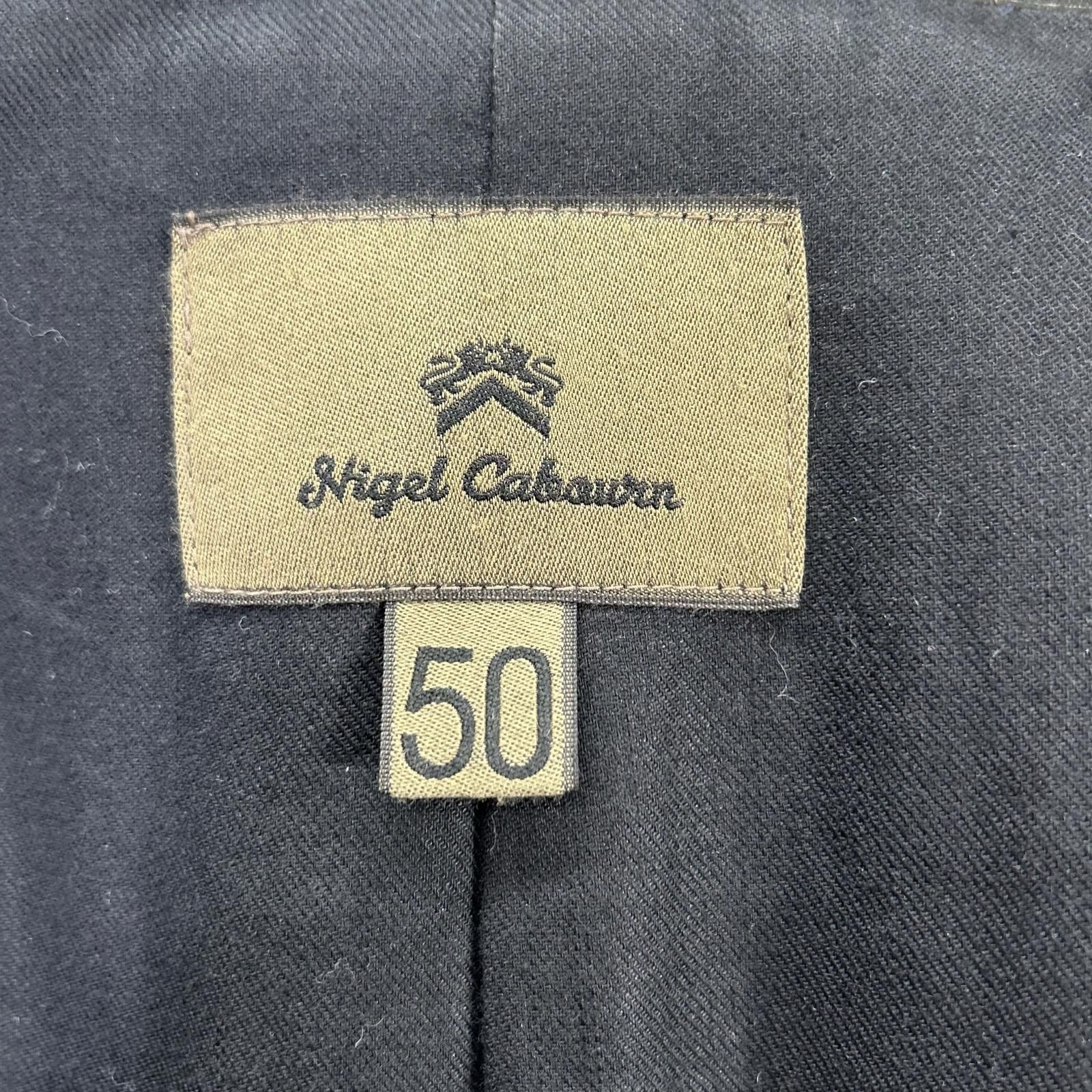 NIGEL CABOURN ナイジェルケーボン 8090030000 ﾌﾞﾗｯｸ ﾀﾞﾌﾞﾙﾌﾞﾚｽﾄﾋﾟｰｺｰﾄ 