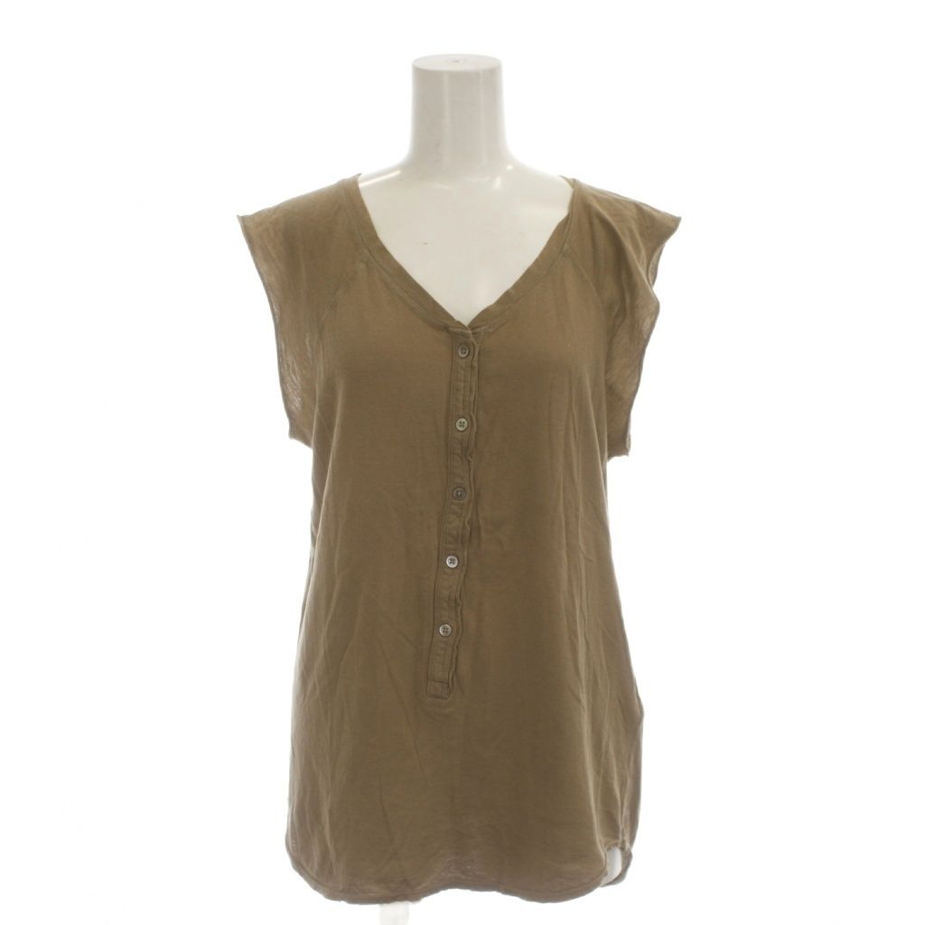 ドゥーズィエムクラス DEUXIEME CLASSE N/S ヘンリー Tシャツ 茶色
