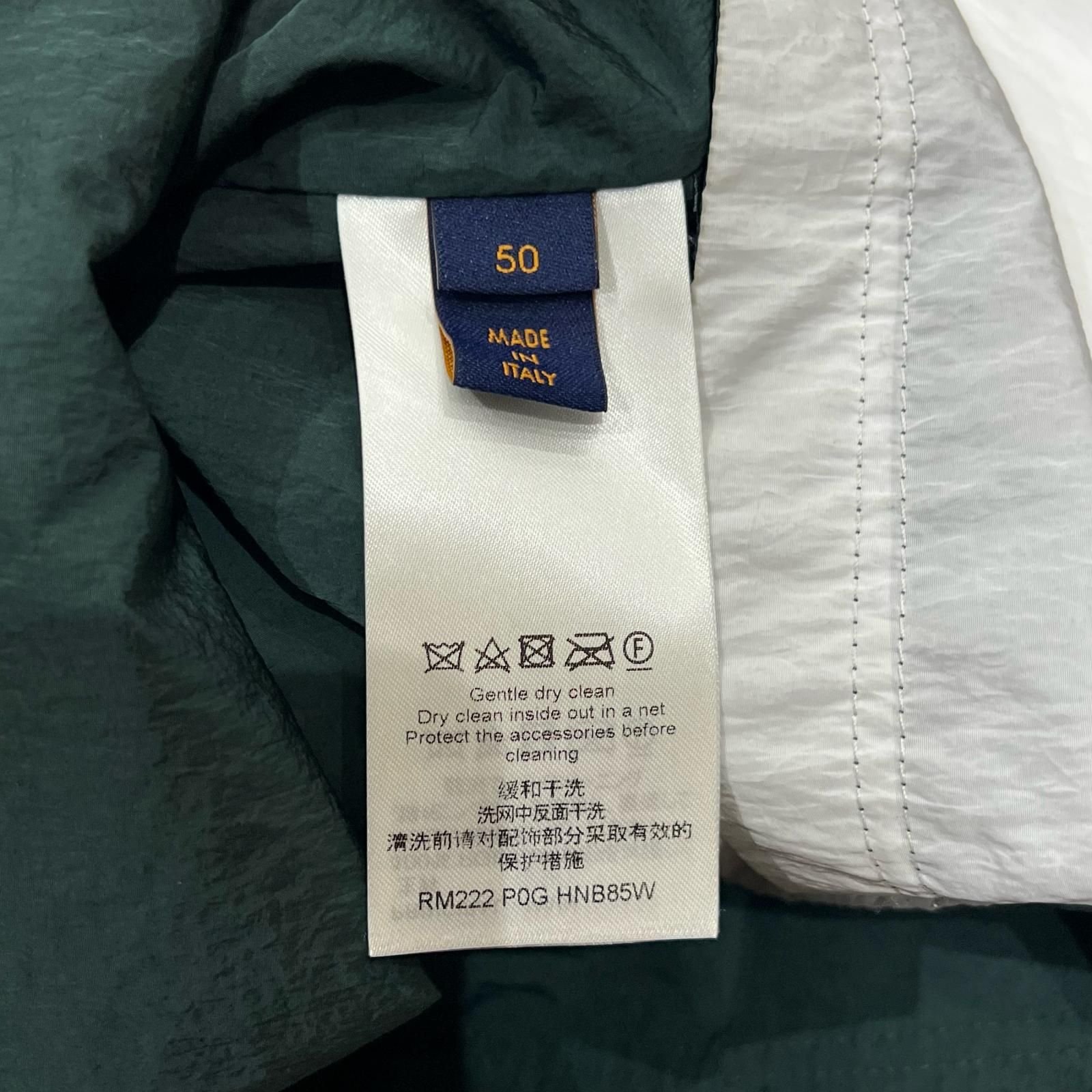国内正規 LOUIS VUITTON 22AW Patchwork Baseball Jersey Blouson Zip