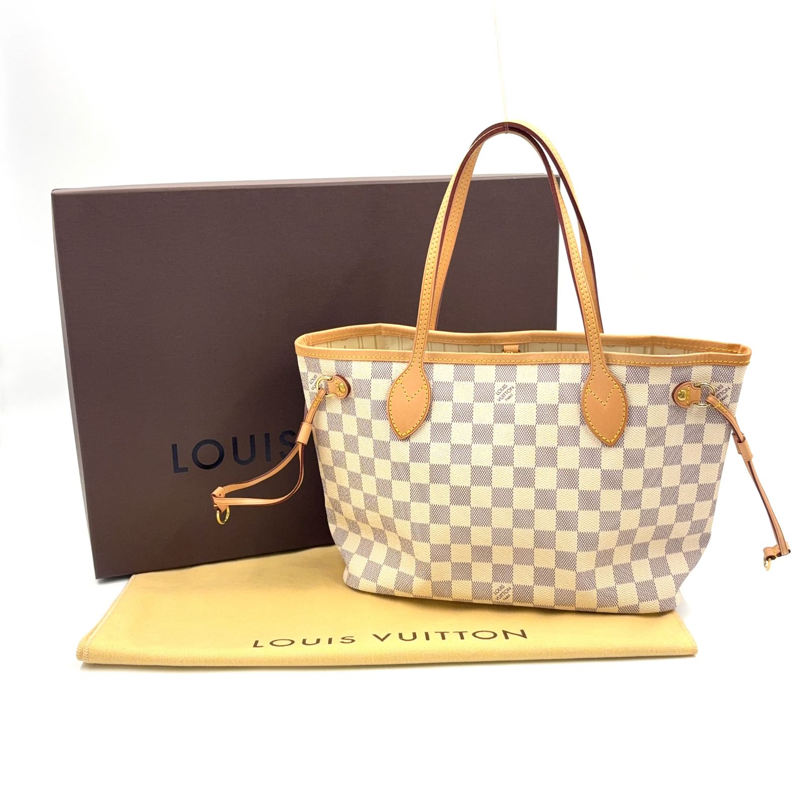 LOUIS VUITTON ネヴァーフルPM ダミエアズール ダミエアズール ポーチ 