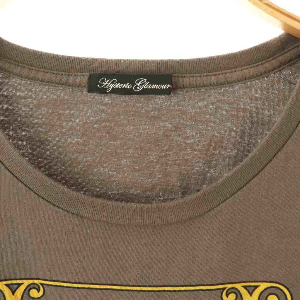 ヒステリックグラマー ガール 長袖 Tシャツ カットソー F グレー HYSTERIC GLAMOUR - METAL HYSTERIC Tシャツ / グレー | Tempt