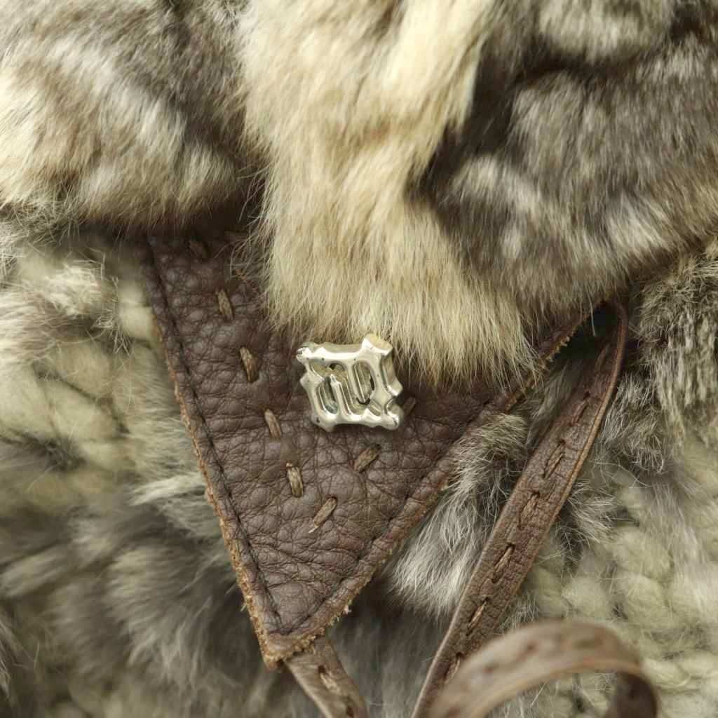 フェンディ ティペット マフラー ウール グレージュ /MI ■OS フェンディ FENDI ティペット マフラー ウール グレージュ /MI □OS