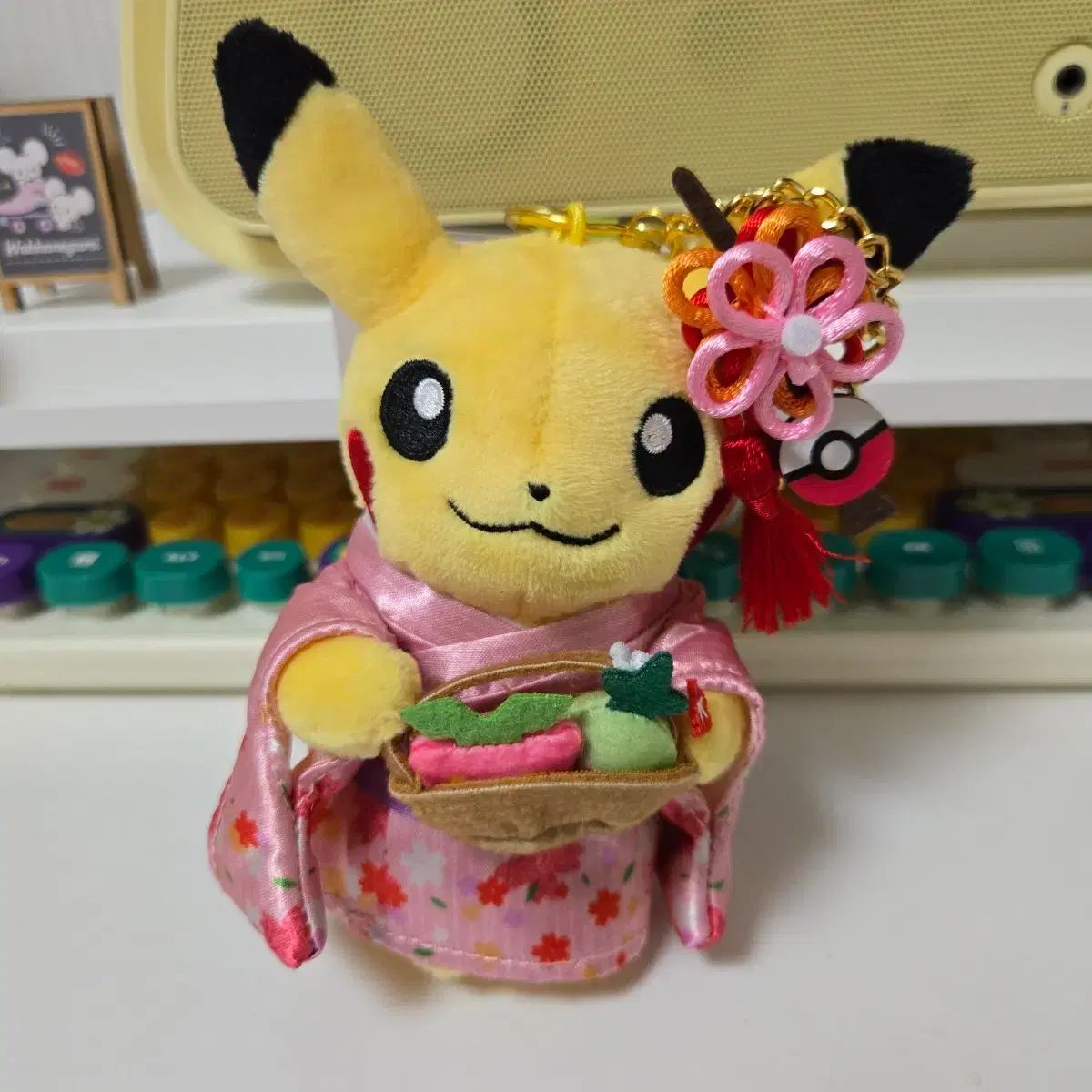 京都ポケモンセンター ピカチュウ キーホルダー ぬいぐるみ-高級
