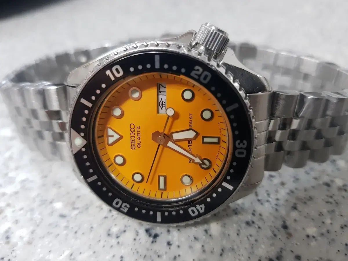 SEIKO ダイバーズウォッチ 6458-600A オレンジ クォーツ腕時計 またし 