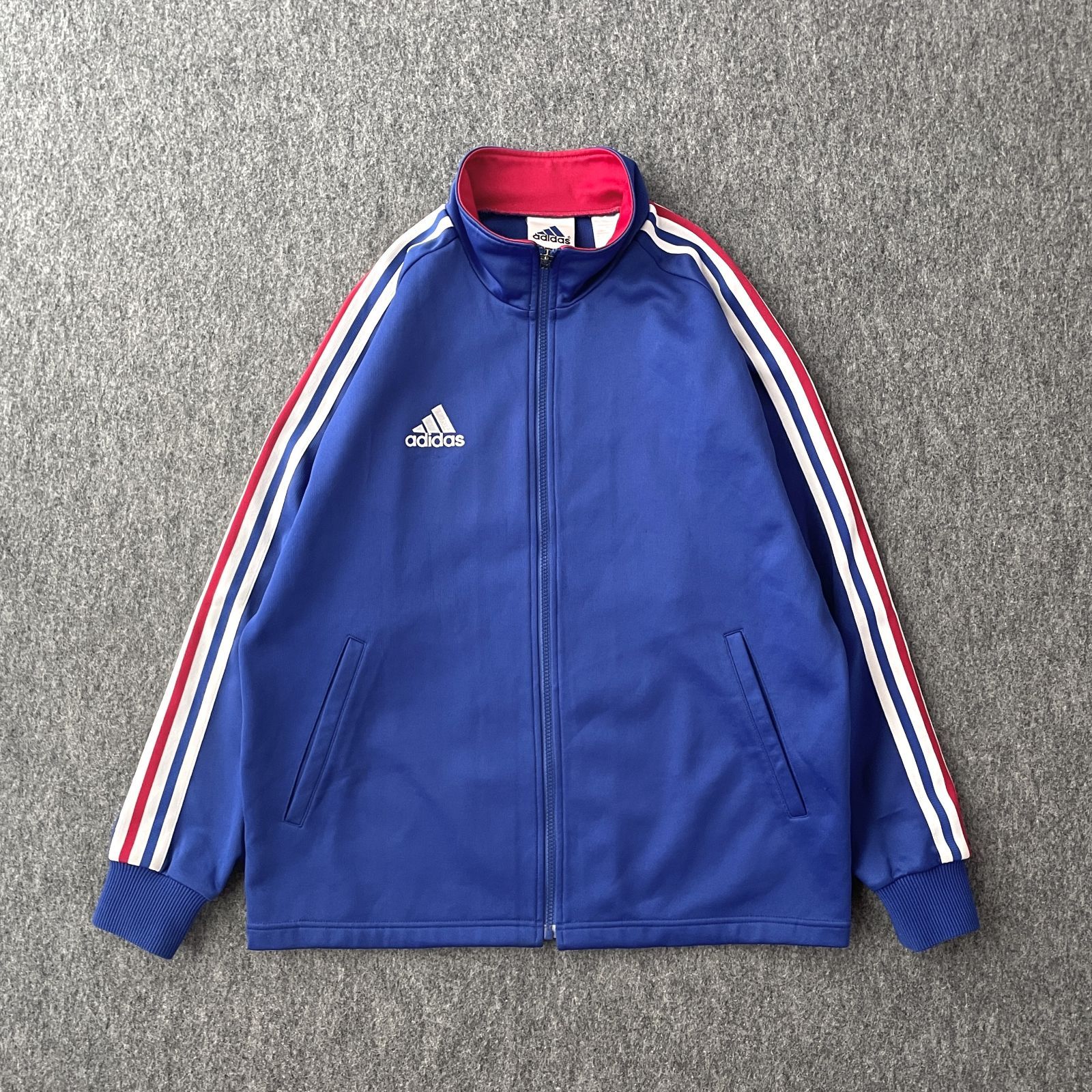 90s adidas アディダス トラックジャケット ジャージ 刺繍ロゴ ワン