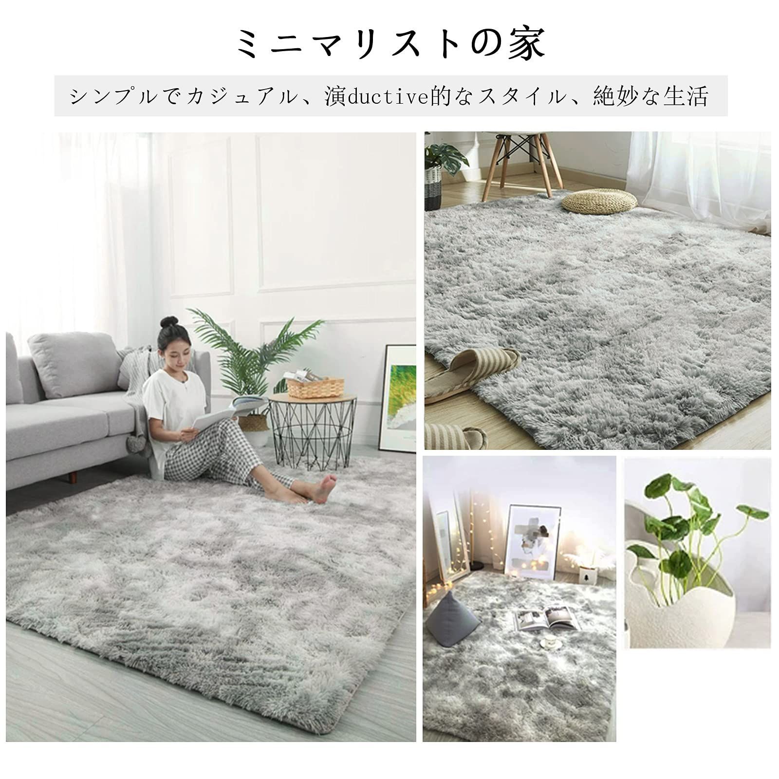 新生活応援 洗える お掃除簡単 カーペット185x185cm グレー 無地 ラグ 数量限定】正方形 ふわっと手触り優しいフランネルラグ 抗菌 185x185cm