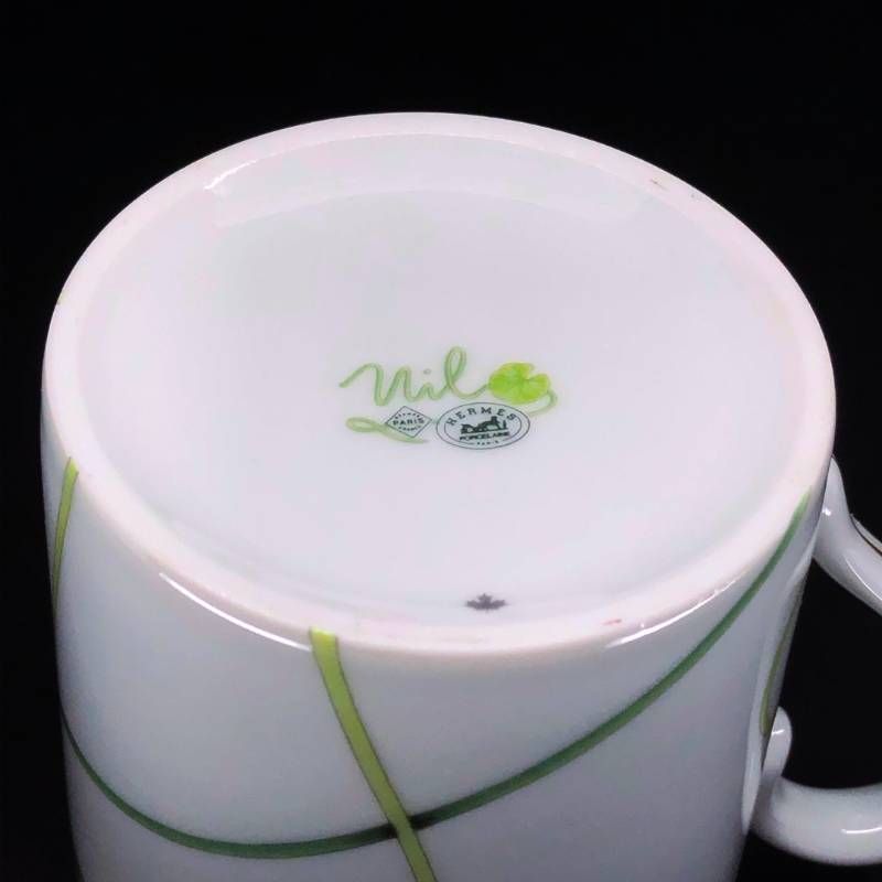 エルメス　ナイルの庭　マグカップ 美品・箱付き】HERMES エルメス／ナイルの庭 マグカップ／陶器
