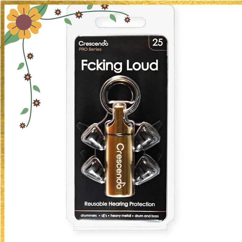 CRESCENDO PRO 耳栓 ドラマー用 イヤープロテクター Fcking Loud 1
