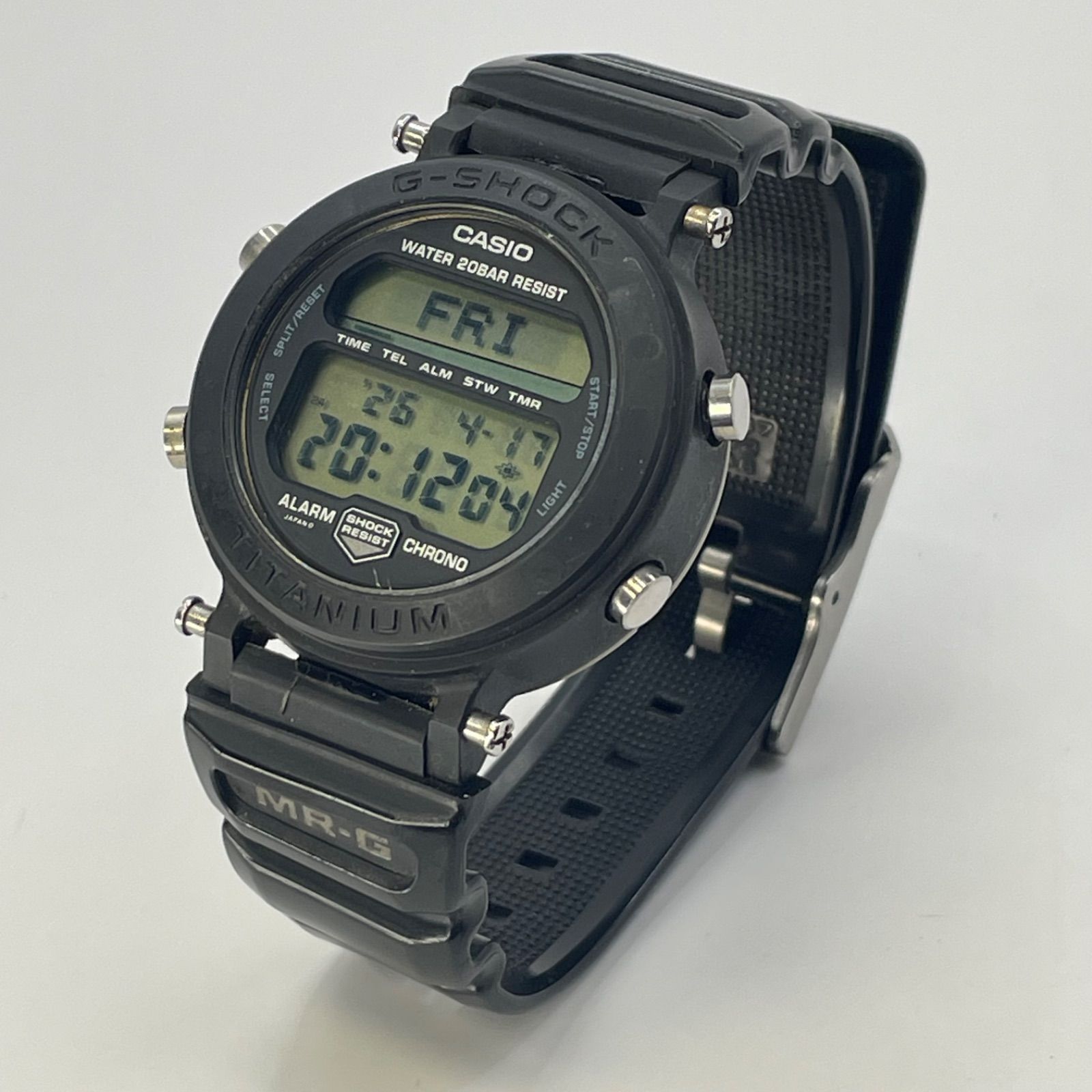 初代】G-SHOCK MRG-1 1556 チタン 2026年4月電池・パッキン交換済 完動