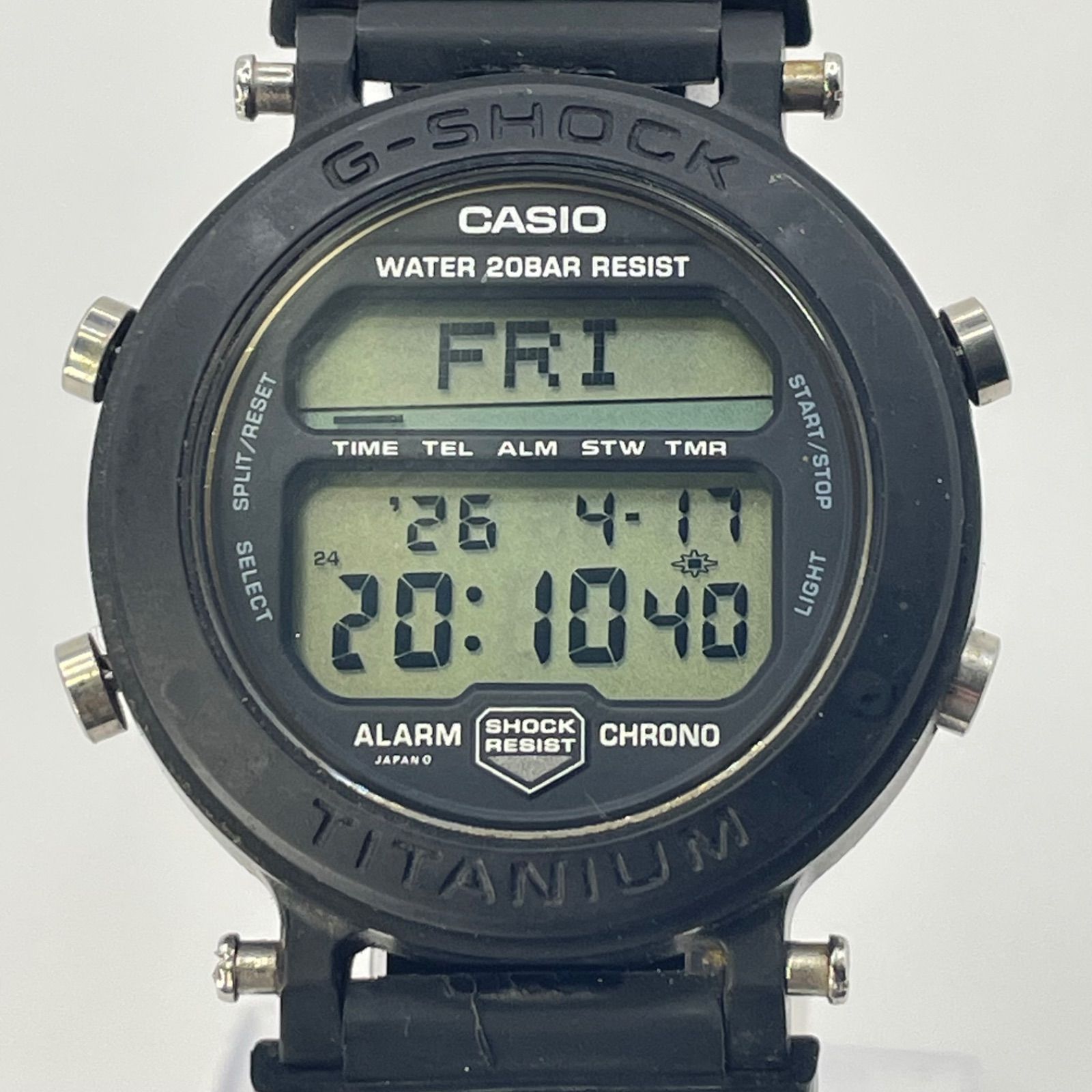 初代】G-SHOCK MRG-1 1556 チタン 2026年4月電池・パッキン交換済 完動