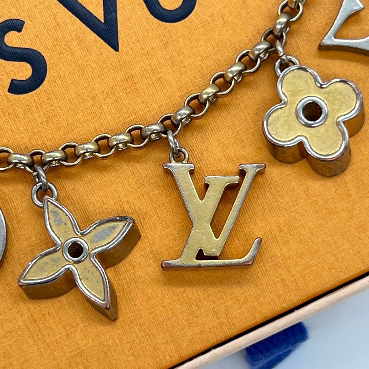 LOUISVUITTON ルイヴィトン M65111 チャーム ゴールド シルバー メタル