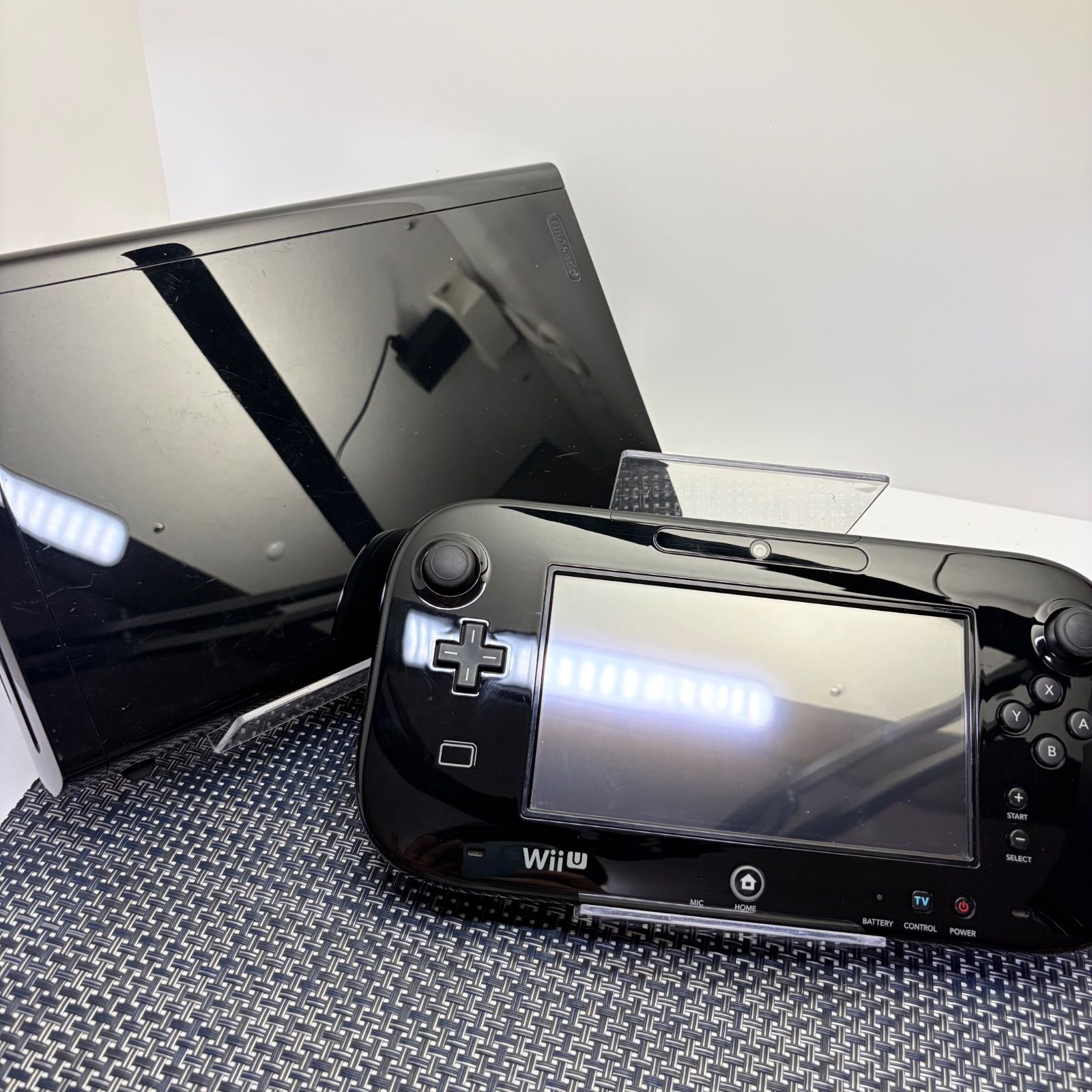 動作確認済Wii U 本体・パッドセット 32GB ジャンク扱い ブラック