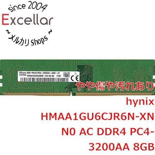 SK hynix DDR4 8GB 3200AA 中古 HMAA1GU6CJR6N-XN - メルカリ