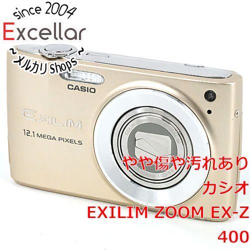 CASIO　EXILIM ZOOM EX-Z400　ゴールド　1200万画素　本体のみ　液晶画面いたみ bn:3] CASIO EXILIM ZOOM EX-Z400 ゴールド 1200万画素 本体のみ 液晶