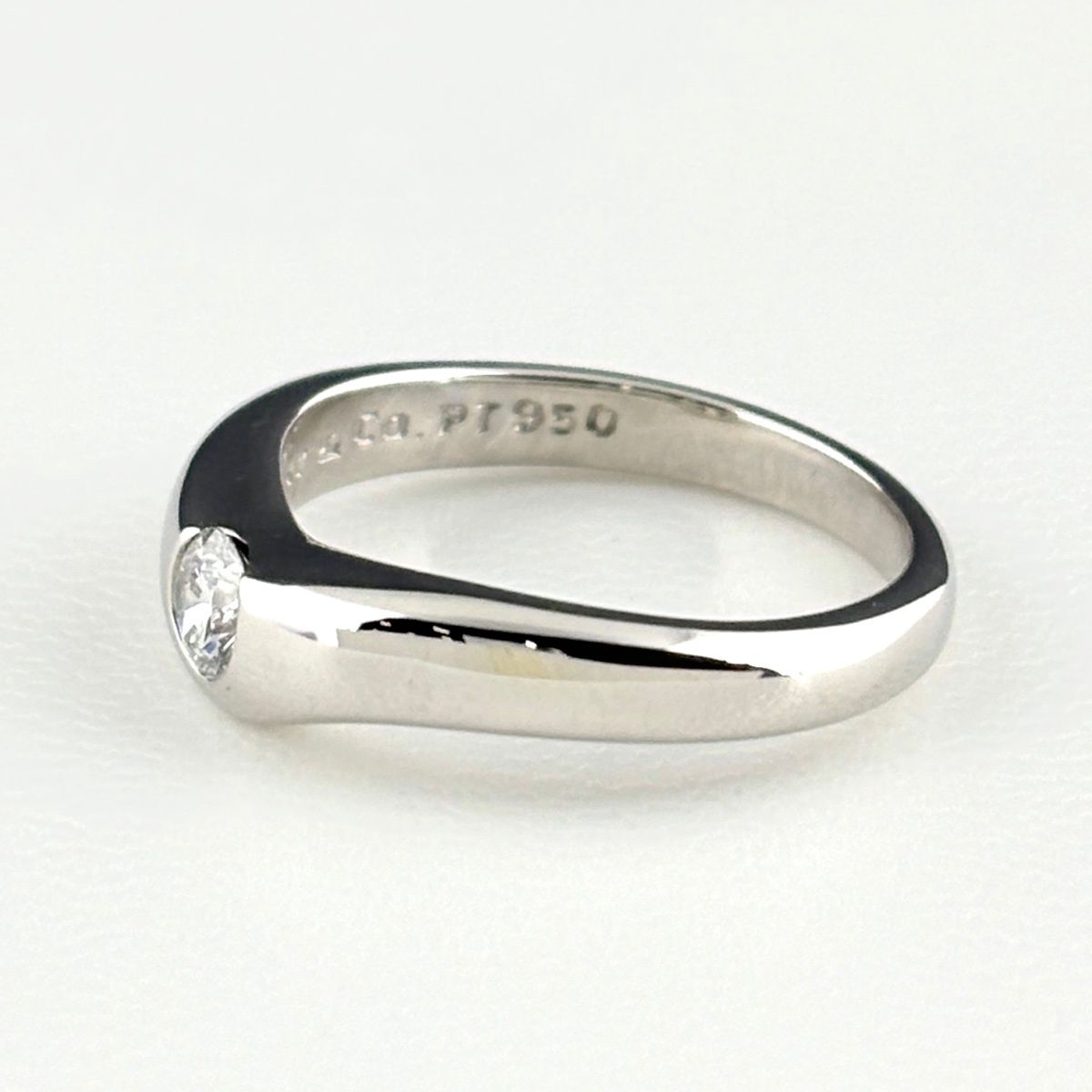 ティファニー TIFFANY&Co. カーブド バンド リング プラチナ 指輪 