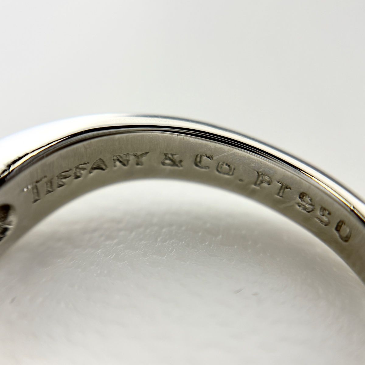 ティファニー TIFFANY&Co. カーブド バンド リング プラチナ 指輪 