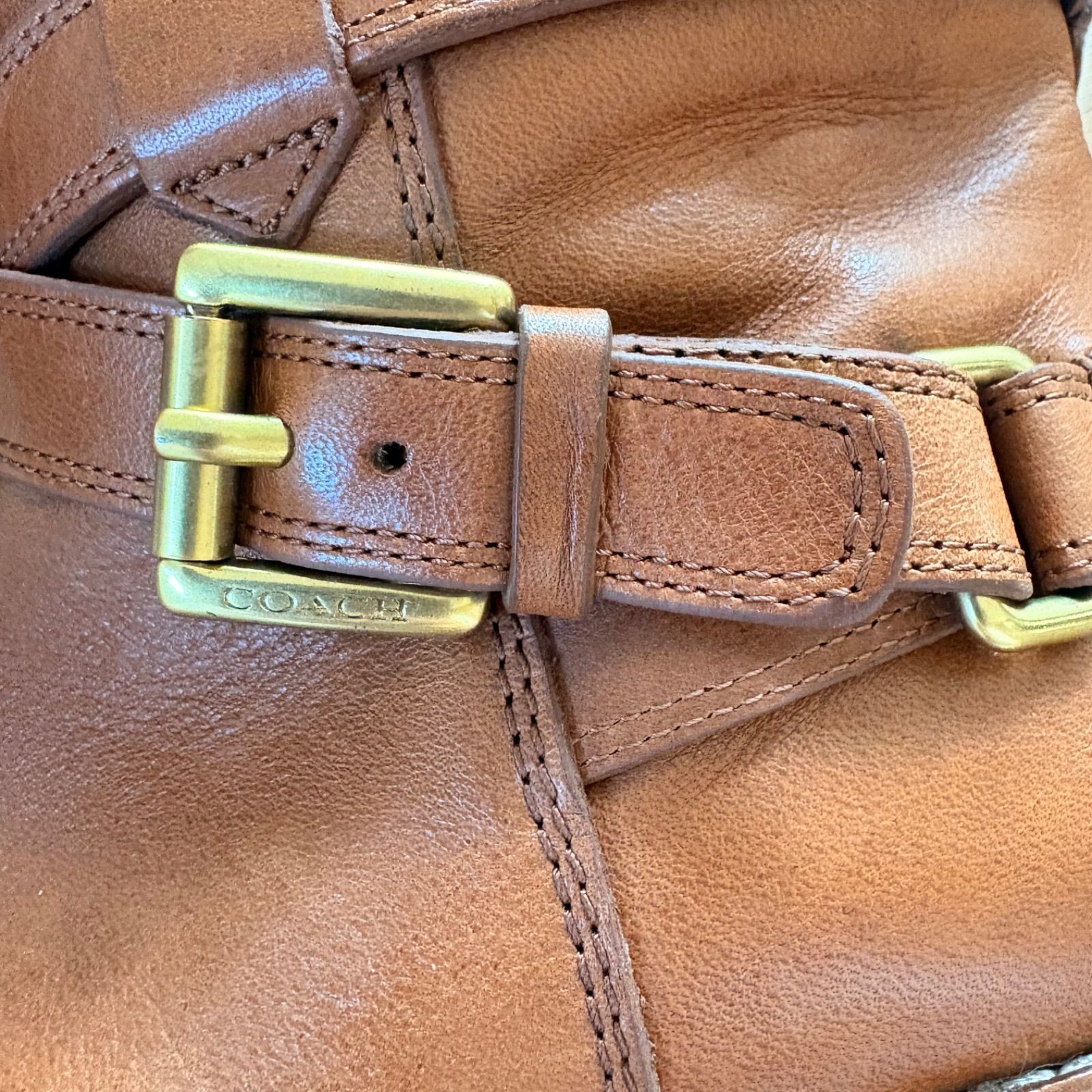 COACH コーチ ロングブーツ 36.5 ブラウン 23-23.5cm - メルカリ