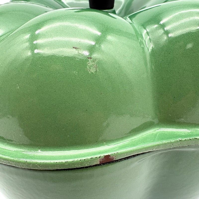 訳アリ未使用】Le Creuset ルクルーゼ ココット ピーマン 2L グリーン