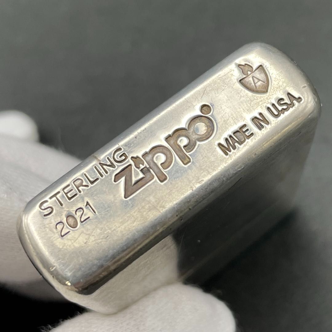 Zippo STERLING アーマー 2021年製 無地プレーン スターリングシルバー 