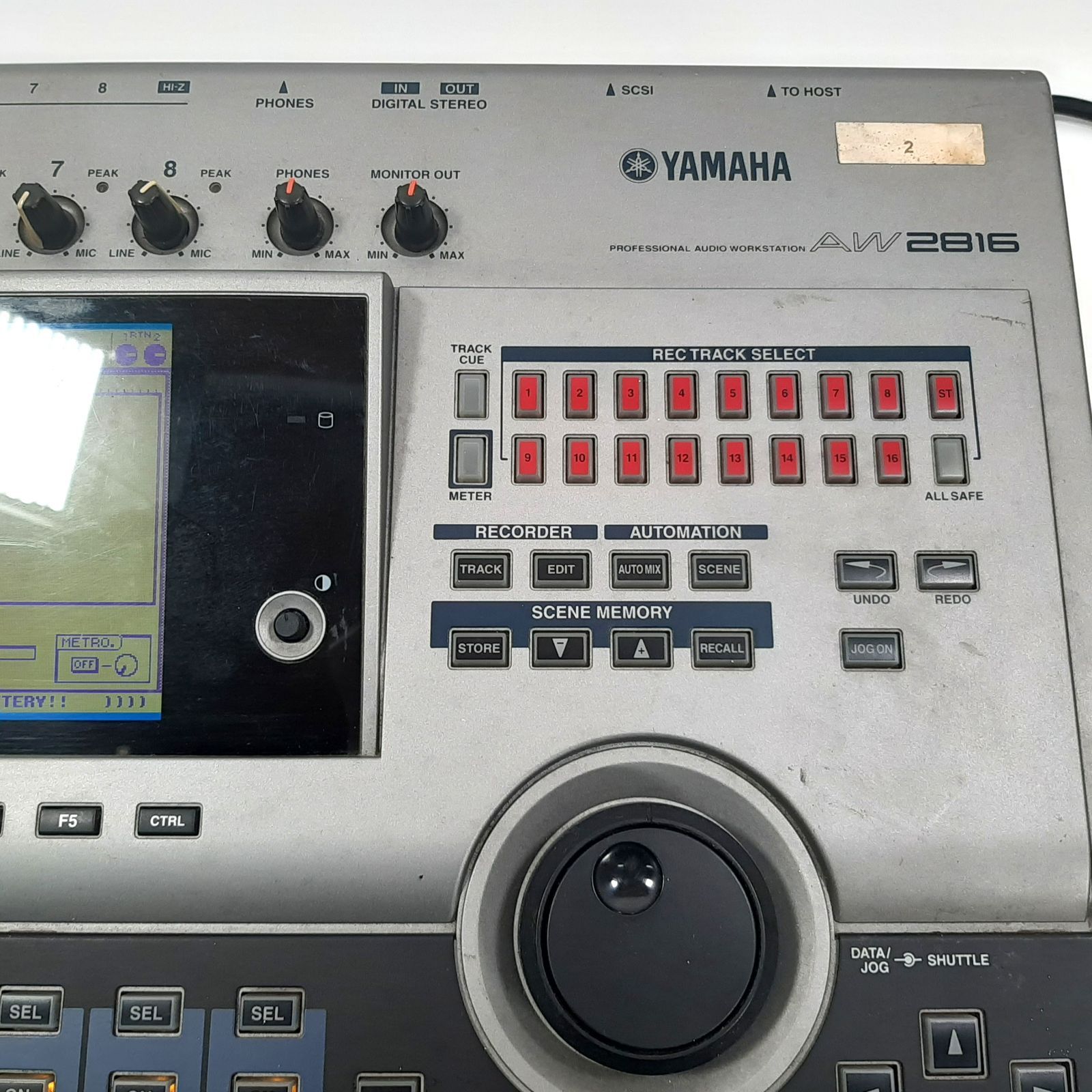 通電OK】YAMAHA AW2816 マルチトラックレコーダー MTR 起動OK 通電OK】YAMAHA AW2816 マルチトラックレコーダー MTR 起動OK