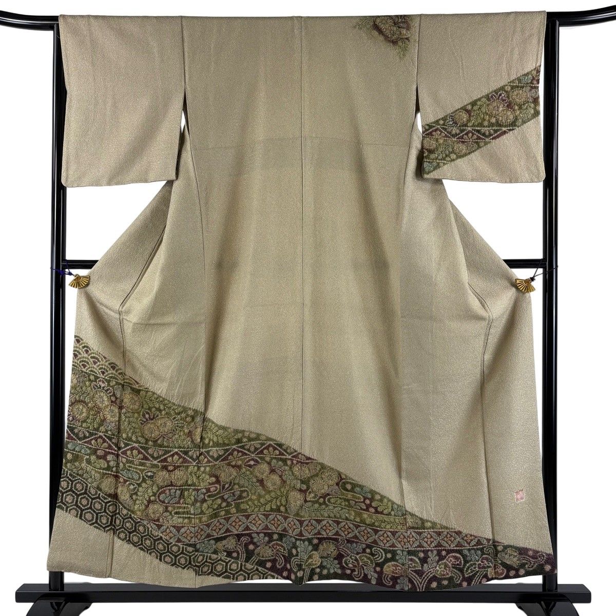 美品】 訪問着 身丈156cm 裄丈64.5cm M 袷 樋熊哲也 落款 辻が花 ヱ霞