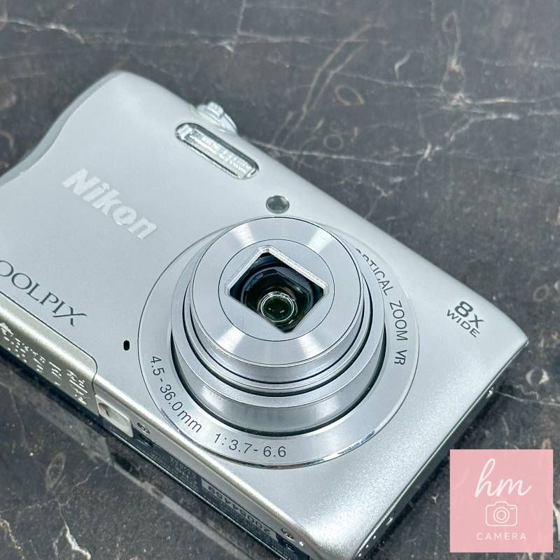 Nikon COOLPIX A300 シルバー Amazon.com : Nikon COOLPIX S3700 20MP Digital Camera with 8x