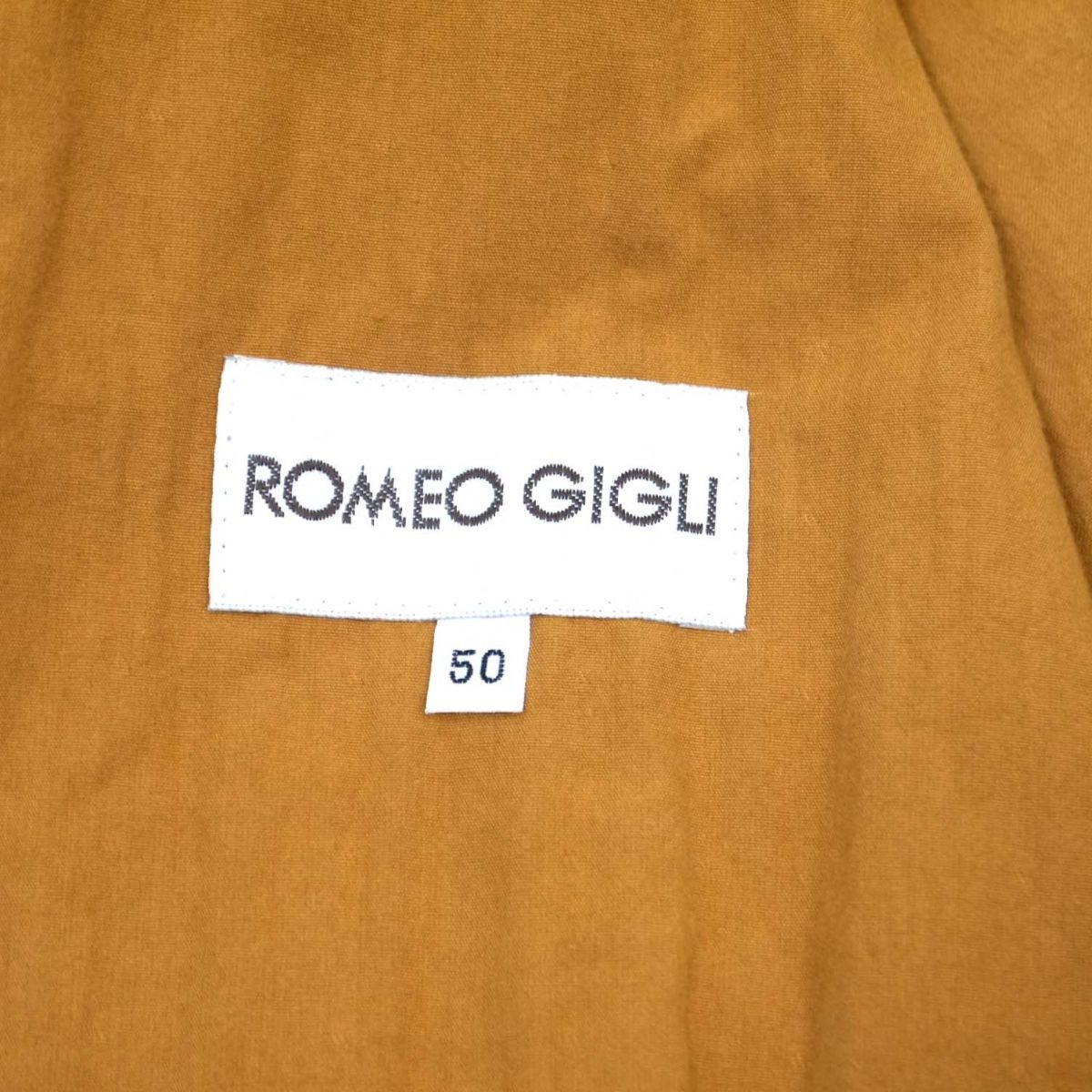 ◇ROMEO GIGLI ロメオジリ コットン ジャケット テーラードジャケット 