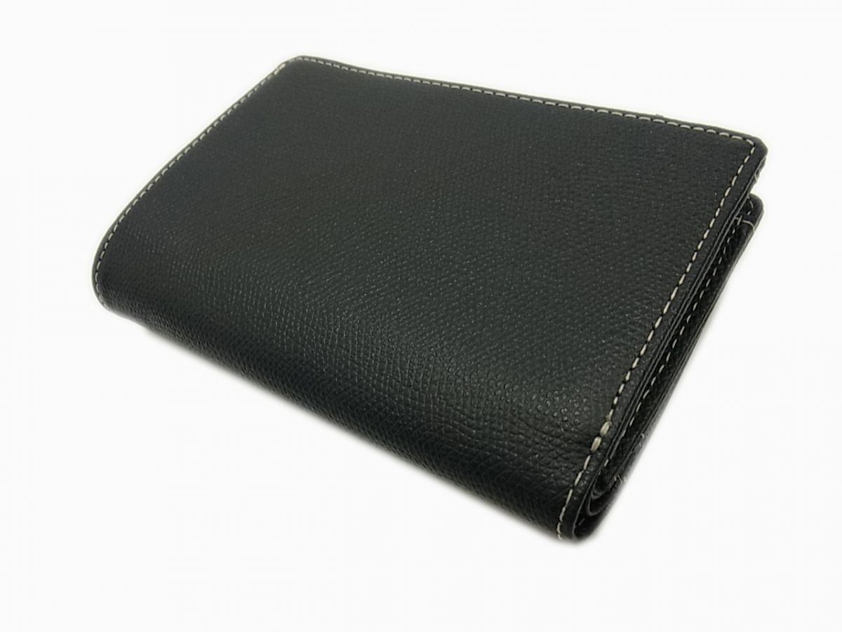定価23,000円◇Kitamura 二つ折り財布 コンパクトウォレット ダークネイビー 小銭入れあり キタムラ レディース 定価23,000円◇Kitamura 二つ折り財布 コンパクトウォレット ダーク