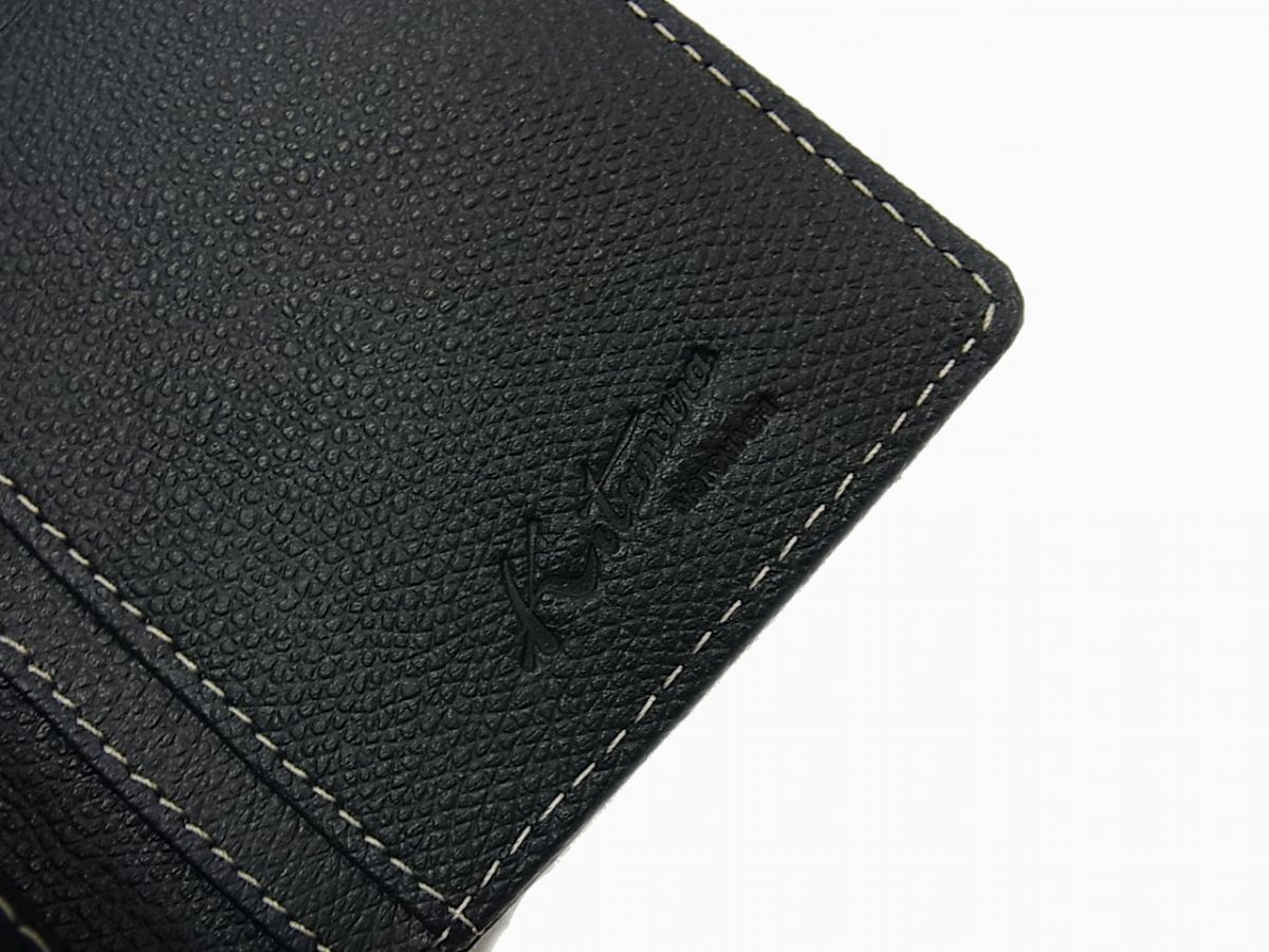 定価23,000円◇Kitamura 二つ折り財布 コンパクトウォレット ダークネイビー 小銭入れあり キタムラ レディース 定価23,000円◇Kitamura 二つ折り財布 コンパクトウォレット ダーク