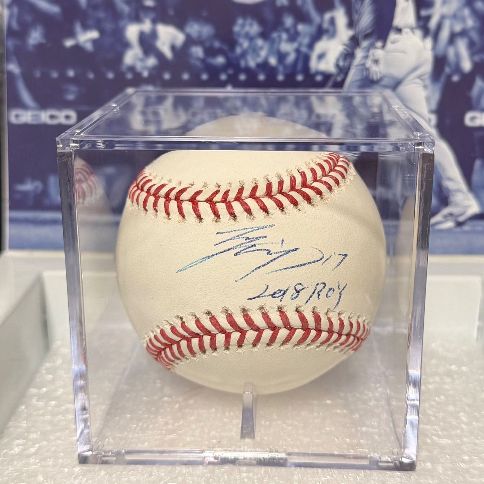 大谷翔平 直筆サインボール 2018 ROY MLB 証明付 - メルカリ