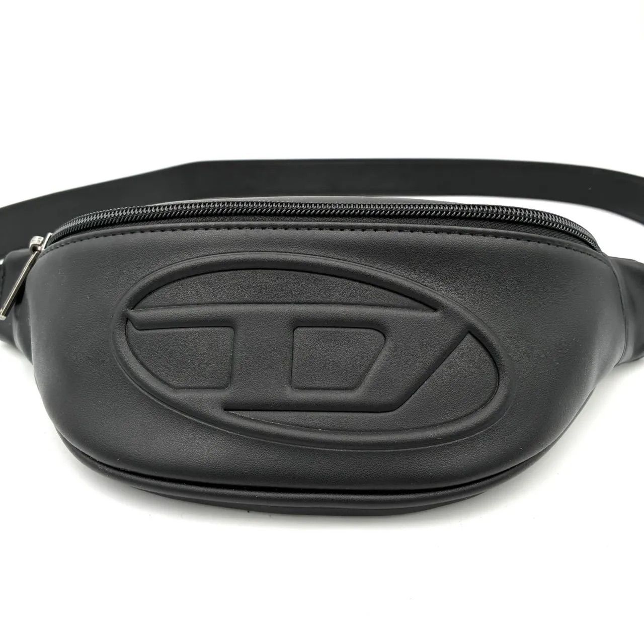 美品】ディーゼル DIESEL ウエストバッグ ボディバッグ Dロゴ レザー 