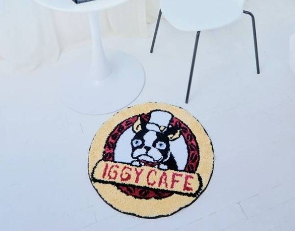 ジョジョの奇妙な冒険 イギーカフェ ラグマット 送料無料☆匿名配送☆新品☆ダンボール梱包】THE JOJO WORLD ジョジョ