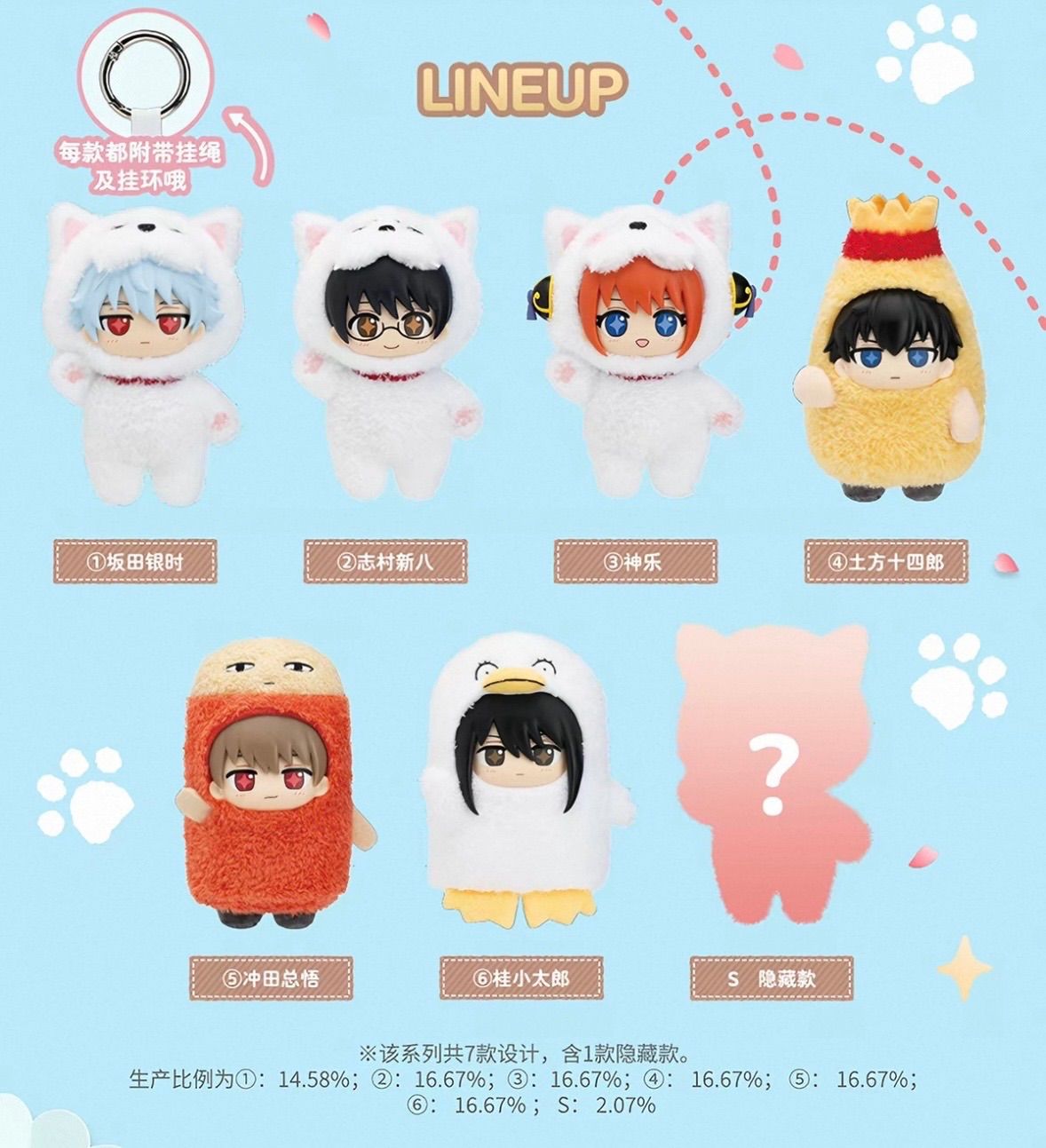 銀魂 SofuNui TOPTOY 中国バンダイナムコ ソフビぬい トレーディング