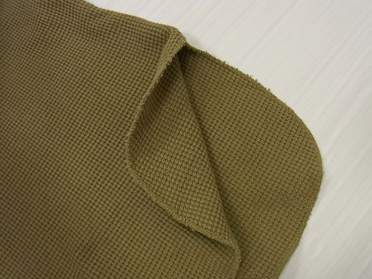 ☆YASHIKI ヤシキ 18SS ワッフルニット コットンニット クルーネック 