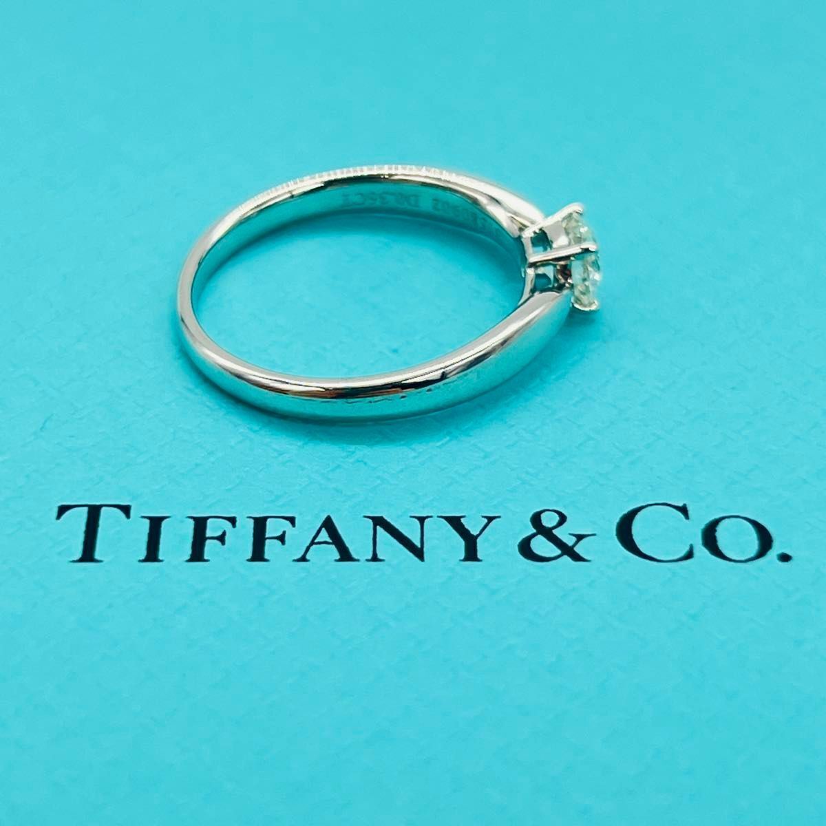 ティファニー ハーモニー ダイヤ リング Pt950 D0.36ct 新品磨き