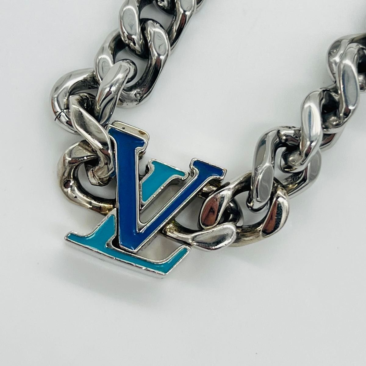 LOUISVUITTON ルイヴィトン M00907 コリエ LV チェーン ネックレス