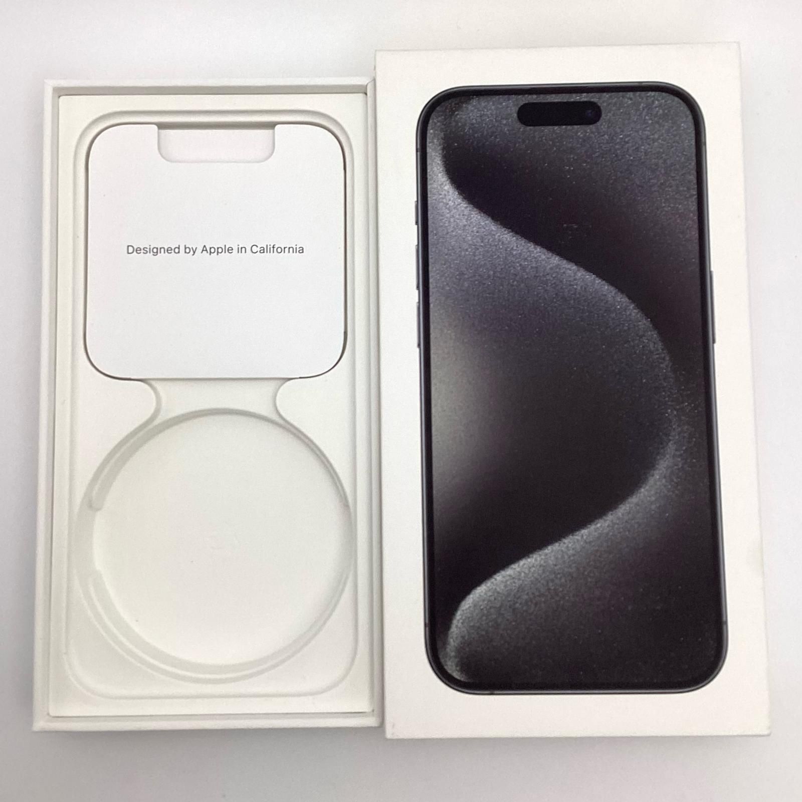 Pro ブラックチタニウム 256GB iPhone SIMフリー 0 iPhone15 Apple 