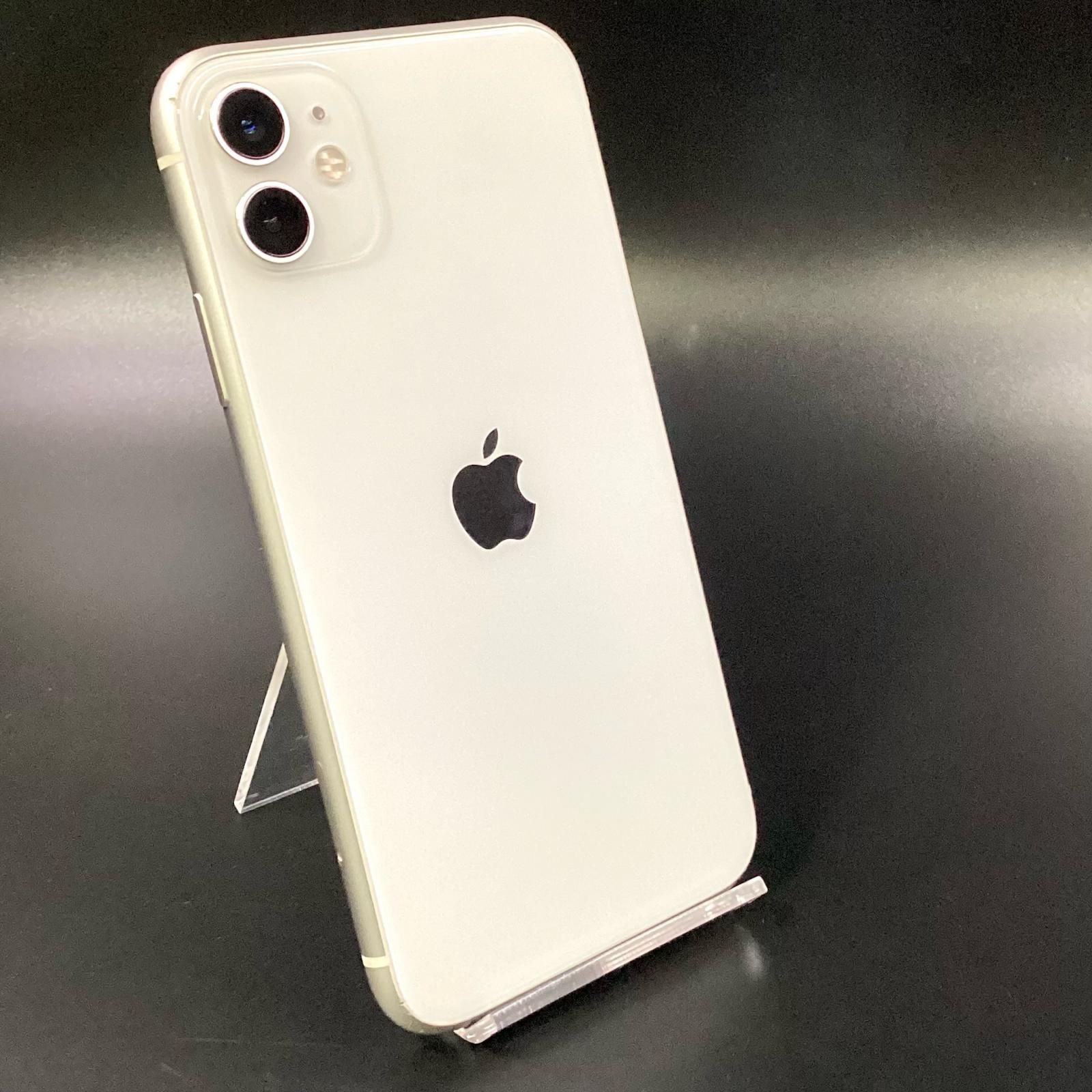 iPhone 11 128GB ホワイト SIMフリー 動作確認済 - メルカリ