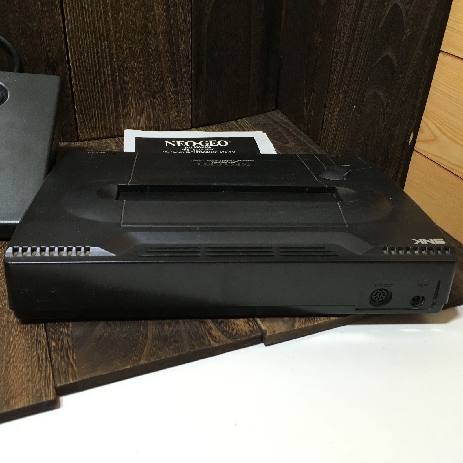ネオジオ ROM 本体 NEO-0 SNK 説明書 保証用紙 コントローラーセット