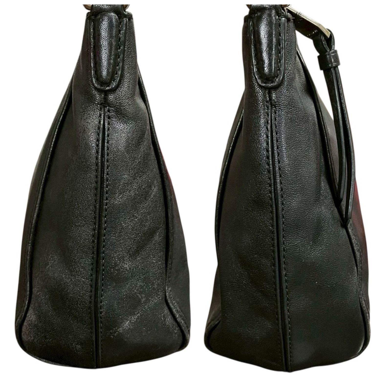 MY0665】COACH コーチ 2way ハンドバッグ ショルダーバッグ ブラック 