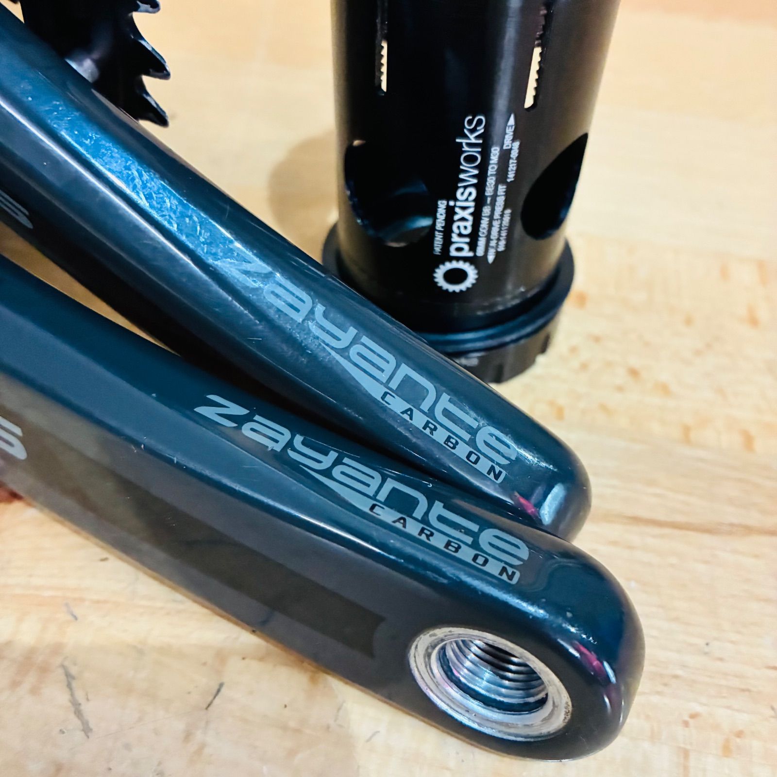 良品】 PRAXIS WORKS ZAYANTE 48-32T 165mm プラクシスワークス 10s 